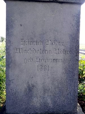 Inschrift Bartholomäus Denkmal Rückseite Image